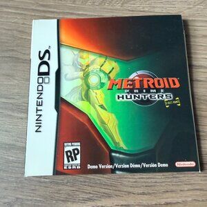 DS Metroid Prime Hunters First Hunt Cardboard Sleeve